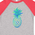 thumbnail image 4 of Inktastic Blue and Green Pineapple Boys or Girls Toddler T-Shirt, 4 of 5