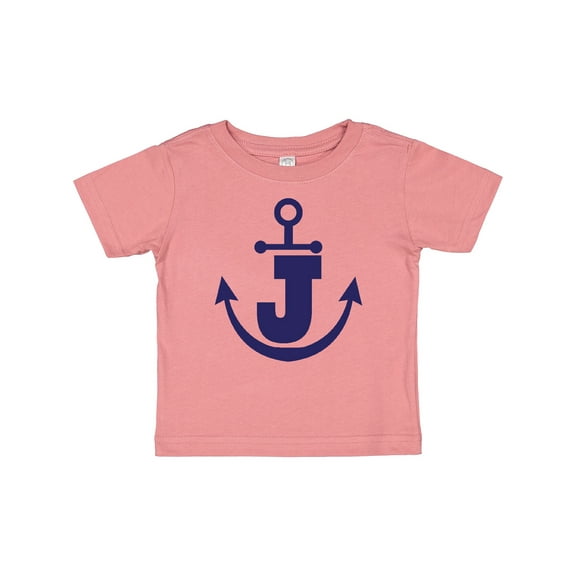 Inktastic Monogram J Nautical Anchor Boys or Girls Baby T-Shirt