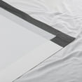 thumbnail image 6 of Fresh Popcorn and Millstone Grey Vertical Colorblock Panama Curtain (1 Panel), Fresh Popcorn and Millstone Grey, 50W X 108L, 6 of 6