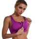 thumbnail image 1 of Sujetador deportivo de talla grande con cremallera y sin aros de acero para yoga, fitness, a prueba de golpes, ropa interior sin costuras para mujer, hermoso chaleco, 1 of 5