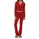 thumbnail image 2 of Blusas + Pantalones Largos Y2K Knit Crop Tops + Pantalones largos 2pcs Mujer Cremallera Sport Fitness Outfit (Rojo M) Cgtredaw Para estrenar, 2 of 6