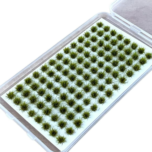 Abbracc 4mm Grass Tuft Model Grass Model Grass Vegetation groups for Scenery Model Train Light Green