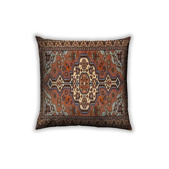 Ahgly Company Indoor Square Traditional Throw Pillow, 18 inch by 18 inch