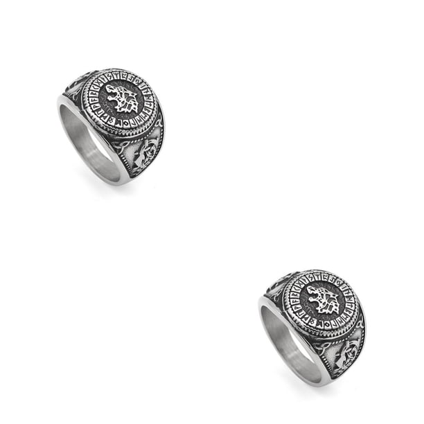 Anillo masculino Sonducket Lobo de moda estilo simple Todo-fósforo Joyería Decoración Accesorios