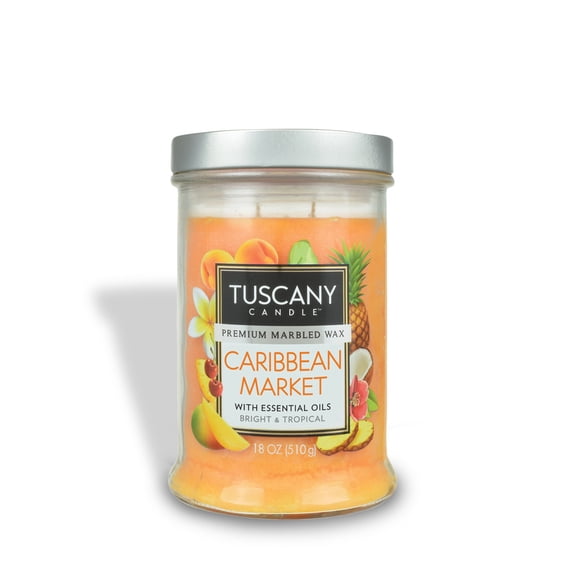 Caribbean Market® Long-Lasting Scented Jar Candle (18 oz)