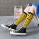 thumbnail image 5 of Fotbe Dinosaur Calcetas Divertidas Estampadas para Hombre y Mujer, Calcetas de Algodón hasta la Rodilla para Caminar, Correr, Enfermería y Embarazo, 5 of 6