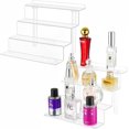 thumbnail image 1 of Acrylic Risers Display Shelf Perfume Organizer, Acrylic Riser for Display Compatible with Funko POP Shelf, Acrylic Organizer Shelves for Cologne Organizer Skincare Organizer Perfume Stand Clear 2PCS, 1 of 8