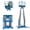Double Support/26.5FT Max Lifting Height, variant on 26.5ft Electric Hydraulic Man Lift, 275lbs Capacity Aluminum Alloy Mobile Aerial Work Platform, Single Mast Scaffolding Lift for Warehouse Maintenance & Construction, 8m Max Height/Single Support