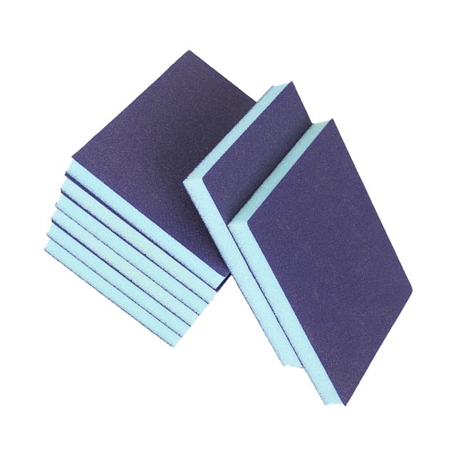 STRANDCHIC 24Pcs Rectangular Sanding Sponge Block for Floor Polishing Hand sanding blocks