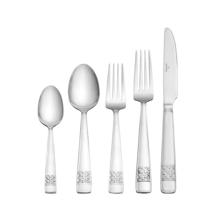 International Stainless Flatware - International Silver Carlisle 20-Piece Stainless Steel Flatware Set