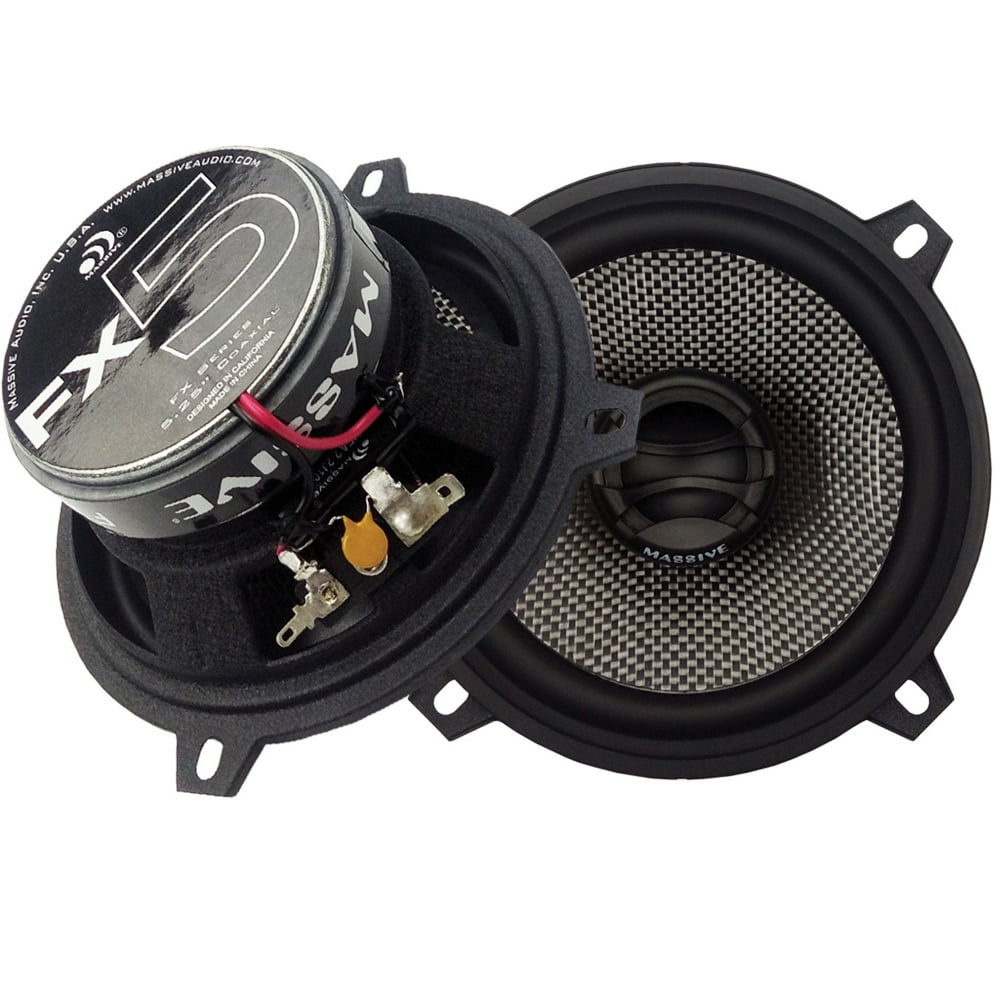 Massive Audio FX5 FX Series 5.25Inch 50WattRMS 2Way Coaxial