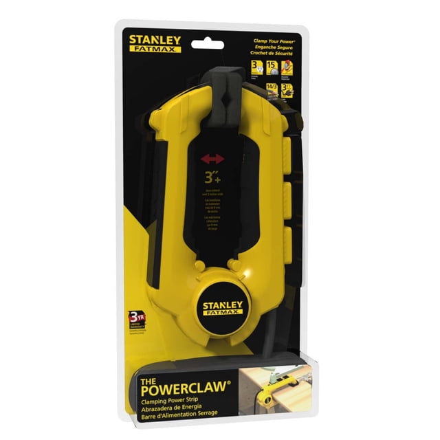 Regleta de alimentación Stanley FatMax Power Claw 32050 de 3 salidas