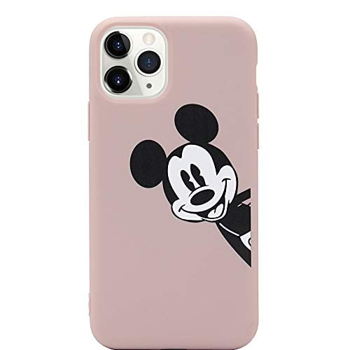 Mc Fashion Iphone 11 Case Cute Printed Cartoon Mickey Mouse Case Slim Fit Full Body Protective Soft Tpu Case For Apple Iphone 11 6 1 Inch 19 Dusty Pink Walmart Com