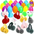 thumbnail image 2 of Unfilled Easter Eggs, 12Pcs Empty Plastic Eggs Fillable with Candy, Presents for Toy Basket, Easter Decorations Toy Egg Basket - Boys and Girls, 2 of 7