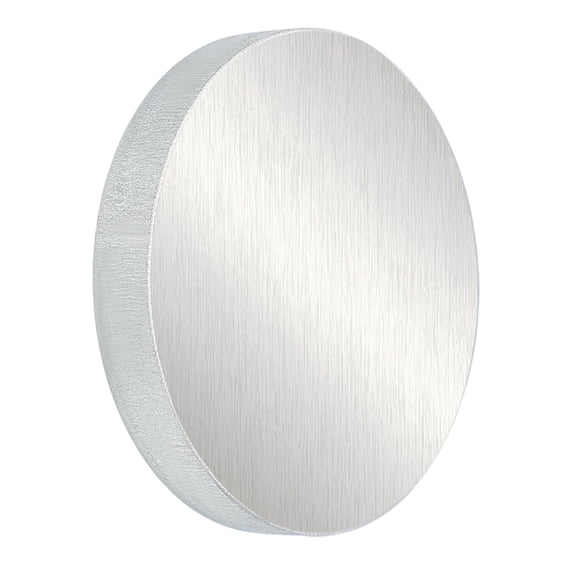6061 Aluminum Disc, 1 Pcs 3.1x1/2 Inch Round Flat Plain Aluminum Plate, Aluminum Metal Plate for Industrial Crafting DIY