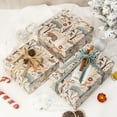 thumbnail image 3 of Christmas Wrapping Paper Rolls, 30 Inch x 33 Feet-Christmas Woods, 3 of 9
