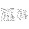 thumbnail image 1 of Troqueles de corte de Metal para hacer tarjetas, álbumes de recortes, animales de Navidad, conejito de Pascua, erizo, ratón, gato, perro, estrella, sellos transparentes, novedad de 2021, 1 of 2