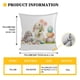 thumbnail image 3 of Uuiauoio Easter Bunny Rabbit Pillow Case Colorful Bunny Throw Pillow Cover Spring Holiday Decorative Throw Pillow Easter Pillowcase Square Cushion Cover for Couch, 3 of 6