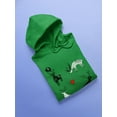 thumbnail image 3 of Storybook Style Deers Hoodie Women -Image by Shutterstock, Female 4X-Large, 3 of 4