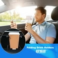 thumbnail image 3 of GSE Games & Sports Expert Cup Holder, Adjustable Folding Wall Cup Holder with Screws for Wall, Table, Deck, Car, Van, Truck, RV, Camper (1-Pack Black), 3 of 6