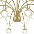 thumbnail image 6 of Possini Euro Design Showers 26" Mid Century Modern Pendant Chandelier Ceiling Light Fixture Dining Room Over Table Umbrella 10-Light LED Brushed Gold, 6 of 10