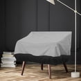 thumbnail image 2 of Langgg Waterproof Chair Cover Furniture Dustproof Foldable Covers Bench Adjustable Drawstring Protector Organizer Outdoor Lawn Grey + black, 2 of 9