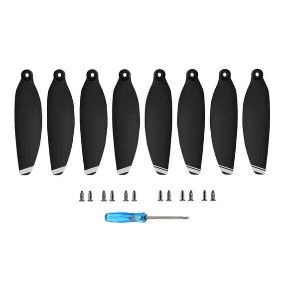 LightWeight Props Accessories Low Noise Paddle Wing Fans Propeller Wing Accessories SILVER 2 PAIRS