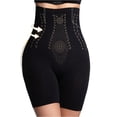 thumbnail image 4 of Shapewear Tummy Control Shorts for Women High Waisted Body Shaper Seamless Shaping Thigh Slimmer Under Dress,Black L, 4 of 5