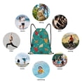 thumbnail image 6 of Sikiie Hens And Rooster Drawstring Backpack Drawstring Bags, Draw String Back Bag for Sports, Gym, Travel, Swimming, Beach-Medium, 6 of 6