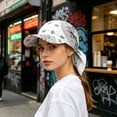 thumbnail image 2 of CSStudio Unisex Paisley Print Bandana Headscarf with Brim, Outdoor Sun Visor Hat, Hop Adjustable Lightweight Summer Head Wrap Cap, 2 of 6