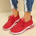 thumbnail image 5 of AUDeals Womens Running Wide Toe Box Shoes Non Slip Tennis Gym Workout Athletic Sneakers Ultra Lightweight Breathable Work Shoes (Red, 7), 5 of 7