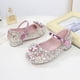 thumbnail image 1 of Zapatos de cuero para niñas, tacón alto, otoño, lentejuelas, moda, niña pequeña, zapatos de princesa de cristal, 1 of 6