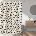 thumbnail image 2 of Wild West Cowboy Cow Print Fabric Shower Curtain Boy or Girl Gender Neutral Unisex by Sweet Jojo Designs, 2 of 5