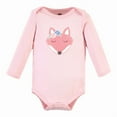 thumbnail image 3 of Hudson Baby Cotton Long-Sleeve Bodysuits, 3-Pack, Newborn- 24 Months, 3 of 5