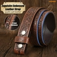 thumbnail image 5 of WHIPPY Kids Leather Belt for Boys Girls Western Cowboy Cowgirl Genuine Leather Belt for Jeans Dresses Gift, 5 of 7