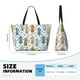 thumbnail image 4 of Fotbe Cartoon Poodle Dog Bolsa de Viaje para Playa - Resistente al Agua, Bolsa Tote de Gran Capacidad y Ligera con 7 Bolsillos para Mujeres y Hombres, 4 of 7