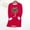 #239-Red, variant on Wowcloth Women's Plus Size Christmas Print Fleece-Lined Top, Long Sleeve Round Neck Warm Shirt for Winter Daily Casual Wear