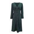thumbnail image 3 of Birdeem Robe Longue à Manches Longues pour Femmes Mode Loisirs Imprimé Cardigan Taille Haute Robe à Manches Longues Col en V Robe à Manches Longues pour Femmes, 3 of 6