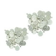 thumbnail image 4 of kurtrusly Ensemble de 50 Pendentifs de Collier Cabochon Rond Argent Blanc 29x22mm 1Set, 4 of 6