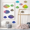thumbnail image 3 of asddcavvf Cloud Wall Stickers Can Be Freelys Combined With Rainbow Cloud Stickers Middle School Locker Decorations Grandma Inhaler Wall Sticker, 3 of 9