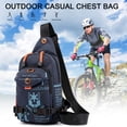 thumbnail image 1 of Bolso Bandolera Bolso Bandolera Para Hombre Bolso Ligero Mochila Multibolsillos Para Deporte Ciclismo Senderismo Ndcxsfigh Para Estrenar, 1 of 3