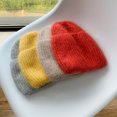 thumbnail image 2 of LinYooLi Candy Color Rabbit Hair Knitting Wool Hat, Autumn And Winter Shining Sequins Fashion Matching Caps Melon Skin Hat Fashion, 2 of 6