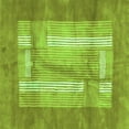 thumbnail image 1 of Ahgly Company Indoor Square Abstract Green Modern Area Rugs, 6' Square, 1 of 4
