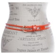 thumbnail image 3 of Kids 1" (25 mm) Wide Color-Trimmed Patent Leather Transparent Jelly Clear Belt, 3 of 3