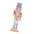 thumbnail image 1 of GUOOL Nutcracker Figurine Craft Christmas Decoration for Christmas Tree Shelf Home Orange, 1 of 9