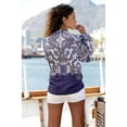 thumbnail image 3 of LASCANA Women's Long Sleeve Boho Blouse Shirt Screen Print, 3 of 5