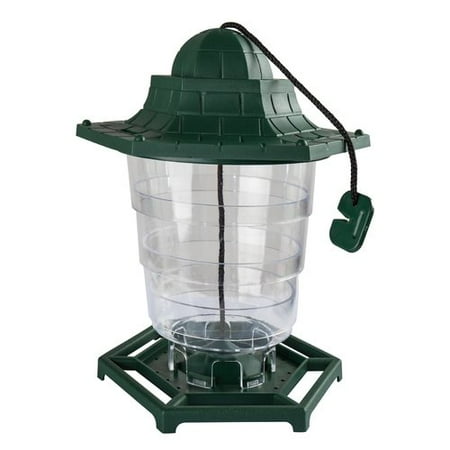 Bird Wash House - Paws & Pals Wild Squirrel Proof - Outdoor Hanging Seed House - Single Port, 3-Port, 6-Port Tube Bird Feeder