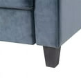 thumbnail image 7 of 54" Loveseat Sofa, Modern Chenille Fabric Tufted Upholstered 2 Seater Sofa with Curved Backrest and Removable Seat Cushion, Comfy Couch for Living Room Bedroom Office, Gray, 7 of 7