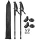 thumbnail image 2 of Bastones de senderismo de aleación de aluminio para exteriores, antideslizantes, kit de bastones de trekking para escalada y senderismo, 2 of 15