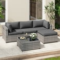 thumbnail image 5 of UDPATIO Outdoor Cushions, Patio Furniture Replacement Cushions, Cushions for Outdoor Furniture, Waterproof & Fade Resistant(Dark Grey), 5 of 8